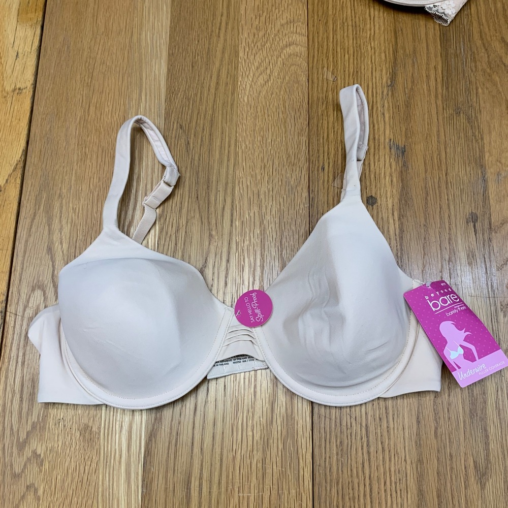 Barely There Beyond Bare Underwire Bra Tan Fuller Coverage BT77 Size 40C NWT